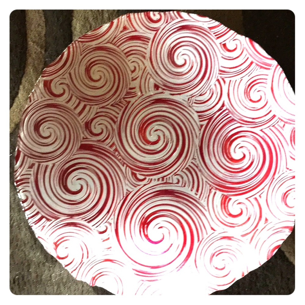 Peppermint Swirl Plate